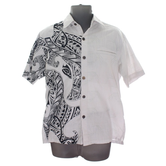Tapa Other - TAPA Tribal Print Hawaiian Shirt